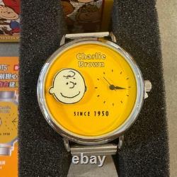Montre-bracelet SNOOPY édition limitée secrète argent Charlie Brown pour l’étranger