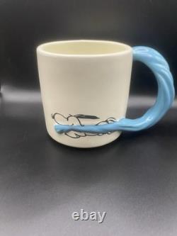 Mug avec poignée en forme de couverture dimensionnelle HALLMARK Peanuts Linus & Snoopy