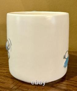Mug en céramique 3D Hallmark Peanuts Snoopy Linus Couverture Bleue 16 oz. RARE