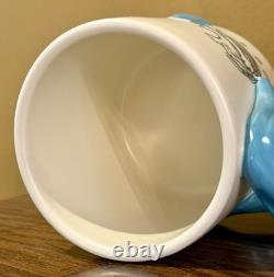 Mug en céramique 3D Hallmark Peanuts Snoopy Linus Couverture Bleue 16 oz. RARE