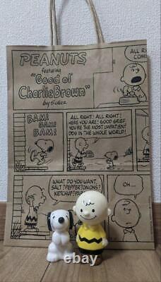 Musée Snoopy Charlie Brown Sel Poivre Avec Sac en Papier