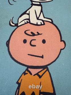 Musée Snoopy Tokyo Affiche A2 Snoopy et Charlie Brown des années 50 Cadre limité