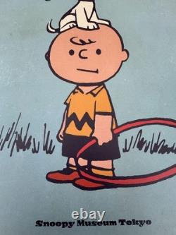 Musée Snoopy Tokyo Affiche A2 Snoopy et Charlie Brown des années 50 Cadre limité