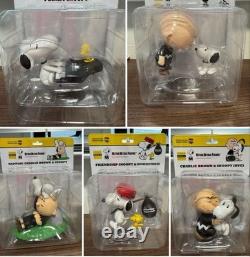 Musée Snoopy, ensemble de 5 figurines UDF 1950 Charlie Brown, neuf et non ouvert