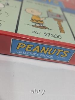 NOUVEAU ! Édition Collector 2002 PEANUTS MONOPOLY Hasbro Snoopy Charlie Brown scellé