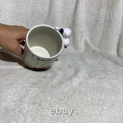 NOUVEAU Mug suspendu avec poignée Snoopy 3D Charlie Brown Peanuts NWT Hallmark