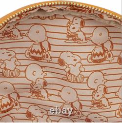 NOUVEAU sac à dos mini Loungefly Peanuts CHARLIE BROWN & SNOOPY Sunset + portefeuille