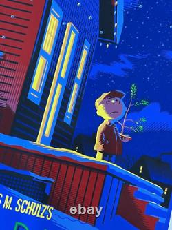 Noël de Charlie Brown Durieux Édition Limitée Imprimé Peanuts Snoopy Pas Mondo 350 $