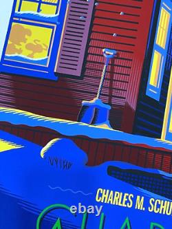 Noël de Charlie Brown Durieux Édition Limitée Imprimé Peanuts Snoopy Pas Mondo 350 $