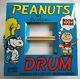 Nouveau En Boîte Peanuts Marching Band Drum Charlie Brown Snoopy Vintage 1969 Chein