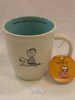 Nouveau Vtg Hallmark Peanuts Ensemble De 3 Tasses Charlie Brown, Snoopy, Lucy & Linus Nib
