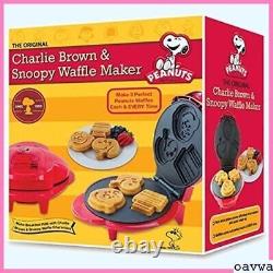 Nouveau Yukyo Frontier Waffle Maker Snoopy Charlie Brown Wm 6s 508