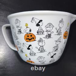 Nouvel ensemble de vaisselle en céramique Peanuts Charlie Brown Snoopy, lot de bol et essuie-mains