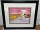 Oiseaux Cel Charlie Brown Thanksgiving Signé Bill Melendez Rare Snoopy Cell