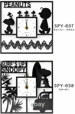 Okaimono Snoopy Horloge Murale Snoopy Horloge Acrylique / Square Charlie Brown Ltd Jp