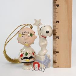 Ornement Lenox Peanuts Snoopy Tu es un arbre de Noël Charlie Brown avec boîte