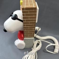 Ornement Snoopy 3D pour téléphone Peanuts Charlie Brown - Édition Limitée Vintage Rare Japon Rétro