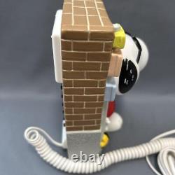 Ornement Snoopy 3D pour téléphone Peanuts Charlie Brown - Édition Limitée Vintage Rare Japon Rétro