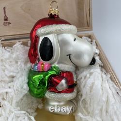 Ornement d'édition limitée du 50e anniversaire des Peanuts Polonaise Kurt Adler Snoopy Charlie Brown