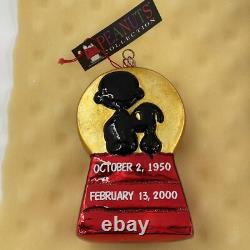Ornement d'édition limitée du 50e anniversaire des Peanuts Polonaise Kurt Adler Snoopy Charlie Brown