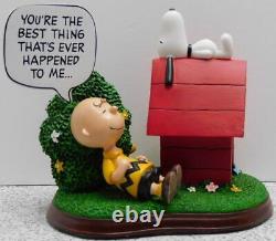 Ornement de Figurine Danbury Mint Snoopy Charlie Brown
