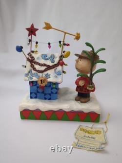Ornement de Noël Jim Shore Peanuts Charlie Brown 4057673 Maison de Snoopy