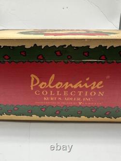 Ornement en bois Peanuts Polonaise Kurt Adler Charlie Brown Snoopy Woodstock Boîte