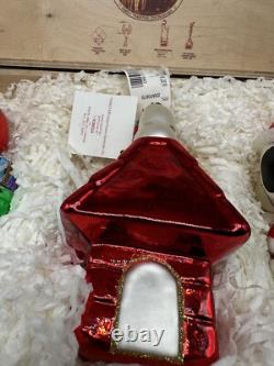 Ornement en bois Peanuts Polonaise Kurt Adler Charlie Brown Snoopy Woodstock Boîte