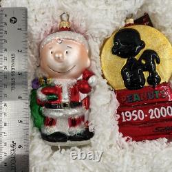 Ornement polonais en édition limitée 50e anniversaire Peanuts Kurt Adler Snoopy Charlie Brown