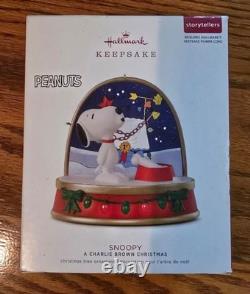 Ornement sonore/ lumineux Snoopy A Charlie Brown Christmas Keepsake Hallmark 2018