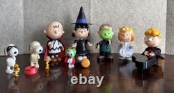 PEANUTS 2009 Fun Éternel 60 Ans Figurines d'Action Halloween Ensemble de 8 personnages