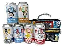 PEANUTS Ensemble de Chase SODA en Vinyle Funko 6-Pack Cooler Loungefly Snoopy Charlie Brown