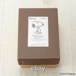 PEANUTS Snoopy et Charlie Brown Figurine en bois Usaburo KOKESHI DOLL Japon Édition Limitée