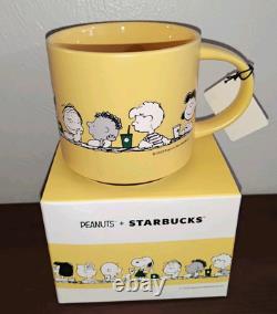 PEANUTS X STARBUCKS 2025 Tasse en céramique amitié 14 oz Snoopy, Charlie Brown +