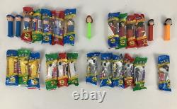 PEZ Peanuts Lot de 26 Snoopy Charlie Brown Lucy Joe Cool Scellé et Défait