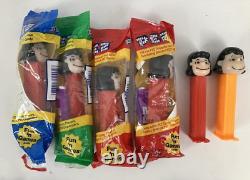 PEZ Peanuts Lot de 26 Snoopy Charlie Brown Lucy Joe Cool Scellé et Défait