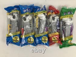 PEZ Peanuts Lot de 26 Snoopy Charlie Brown Lucy Joe Cool Scellé et Défait