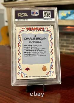 POP 3 PSA 10 Charlie Brown 1991 Peanuts Preview Charles Schulz Snoopy