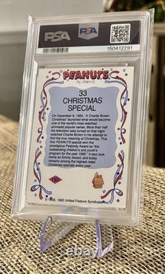 PSA 10 1991 Peanuts Aperçu Charlie Brown Spécial de Noël #33 Snoopy