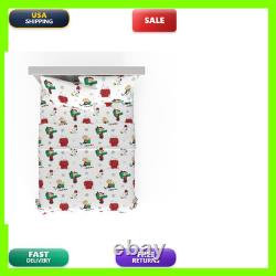 Parure de draps en flanelle 100 % coton super douce Peanuts Charlie Brown pour lit queen size Parure de draps en flanelle 100 % coton super douce Peanuts Charlie Brown pour lit queen size