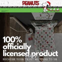 Parure de draps en flanelle 100 % coton super douce Peanuts Charlie Brown pour lit queen size