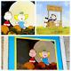 Peanuts, C'est Charlie Brown Et La Grande Citrouille : Snoopy Et Bill Melendez, Ensemble De 2 Cellules.