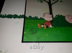 Peanuts Cel Snoopy Come Home Charlie Brown Linus Original De Production Cellulaire Esquisse