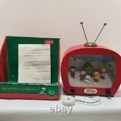 Peanuts Charlie Brown Christmas Retro Tv Television Music Lights Snoopy Works