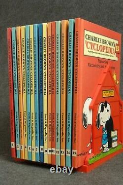 Peanuts Charlie Brown Cyclopedias Rare Introduction Index Snoopy 15 Volume Set