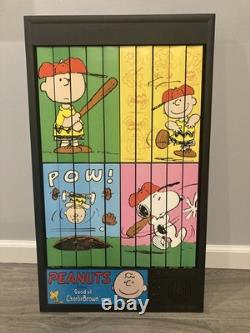 Peanuts Charlie Brown & Snoopy Baseball Art Animé Power Pictures Nouveau