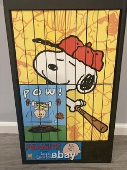 Peanuts Charlie Brown & Snoopy Baseball Art Animé Power Pictures Nouveau