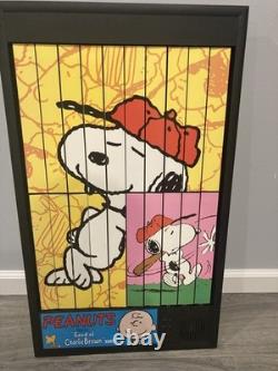 Peanuts Charlie Brown & Snoopy Baseball Art Animé Power Pictures Nouveau
