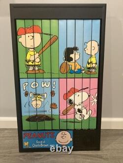 Peanuts Charlie Brown & Snoopy Baseball Art Animé Power Pictures Nouveau