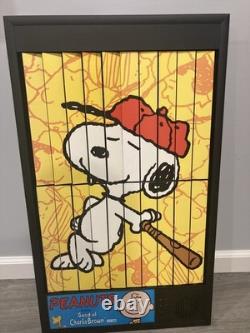 Peanuts Charlie Brown & Snoopy Baseball Art Animé Power Pictures Nouveau